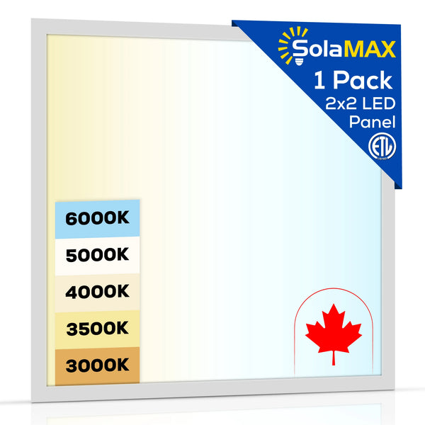 2x2 LED Flat Panel Light 6000 Lumens (5-in-1)