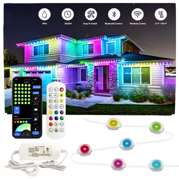 Permanent LED RGB Outdoor Light